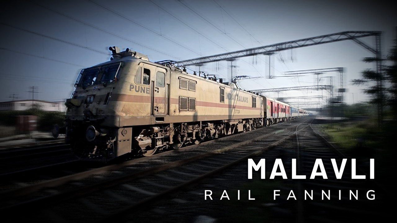 19 in 1 | Superb Railfanning at Malavli | Rare Diesel, 9000HP EF9K | Mumbai Pune High Speed Trains