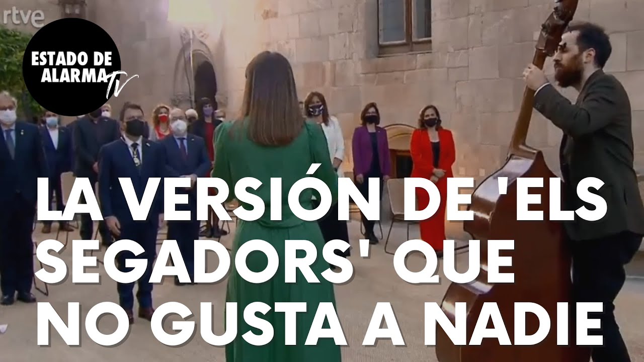 La versi&oacute;n de &lsquo;Els Segadors&rsquo; durante la toma de posesi&oacute;n de Pere Aragon&eacute;s que no gusta a nadie
