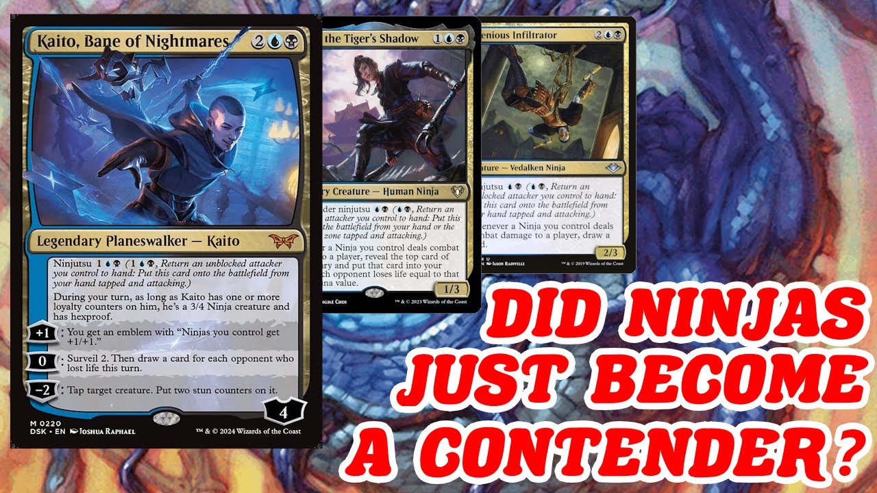 DID NINJAS JUST BECOME A CONTENDER? Legacy Dimir Ninjas with Kaito, Bane of Nightmares MTG