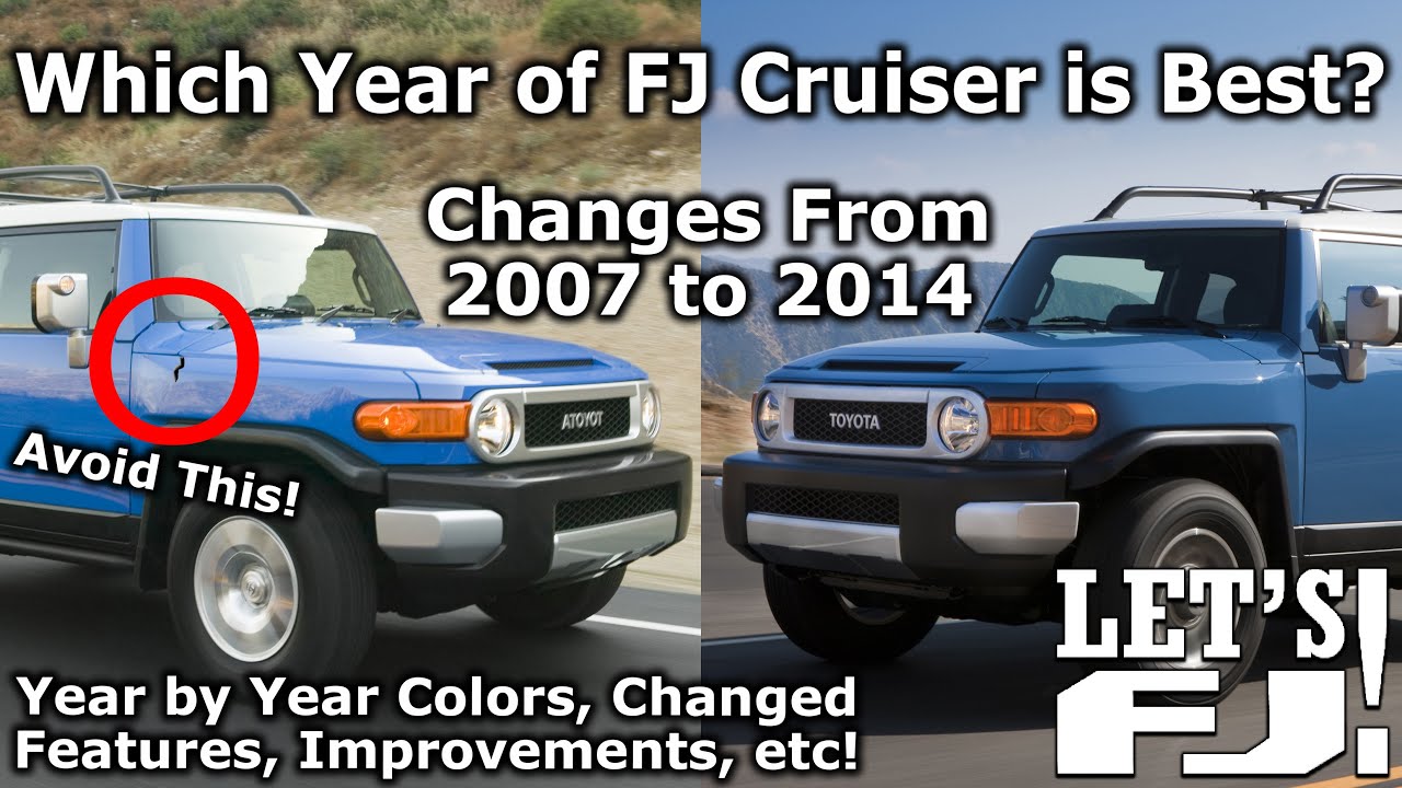Какой год выпуска FJ Cruiser лучше? — Все изменения FJ Cruiser 2007–2014
