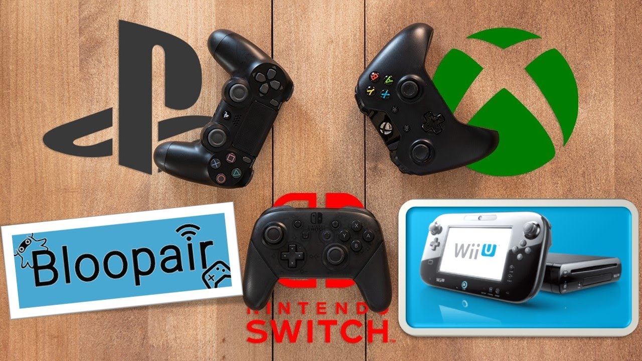 Conectando mandos de Nintendo Switch, Playstation y Xbox a través de bloopair en Wii U.
