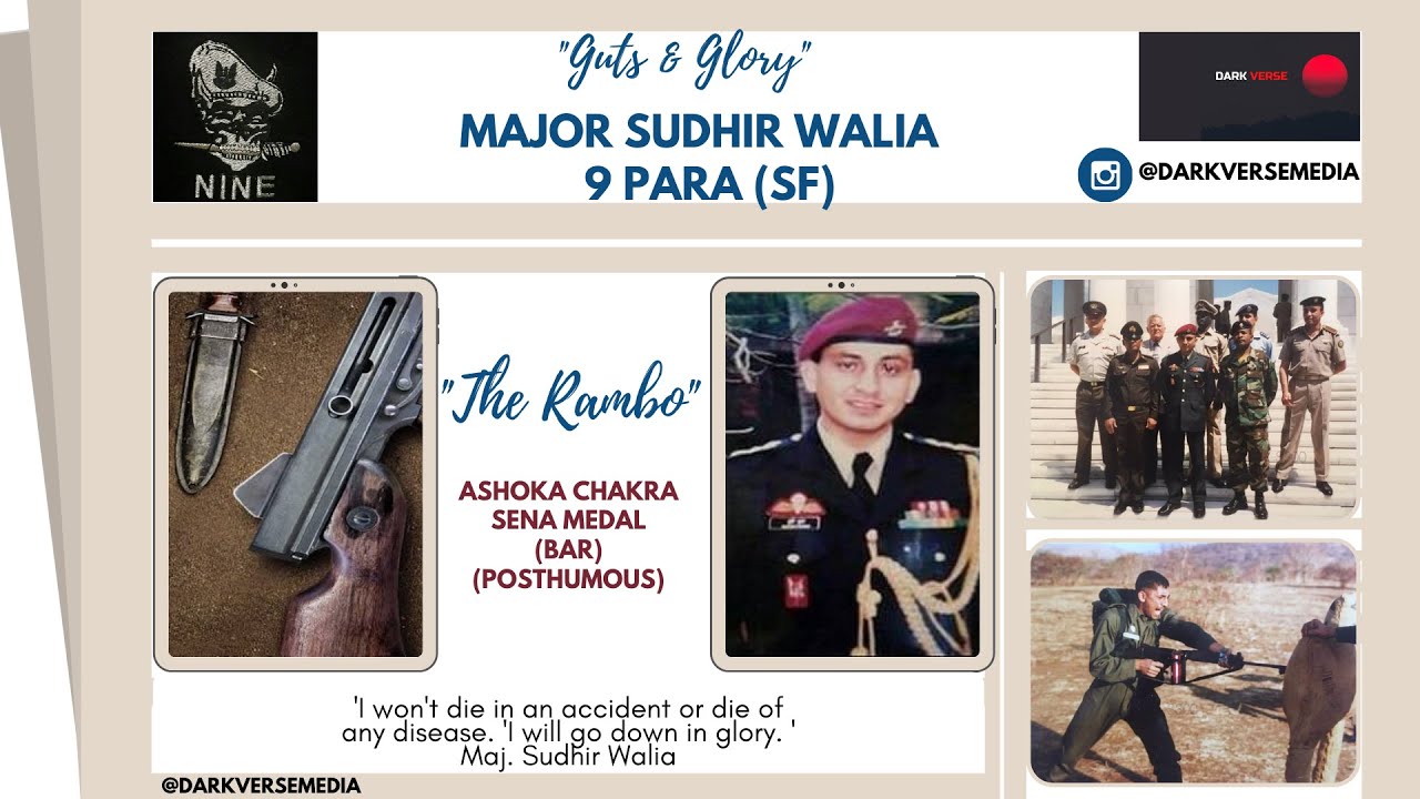 Major Sudhir Walia pentagon speech Ashoka Chakra - 9 Para, Ghost Operators, #indvspak #army #war