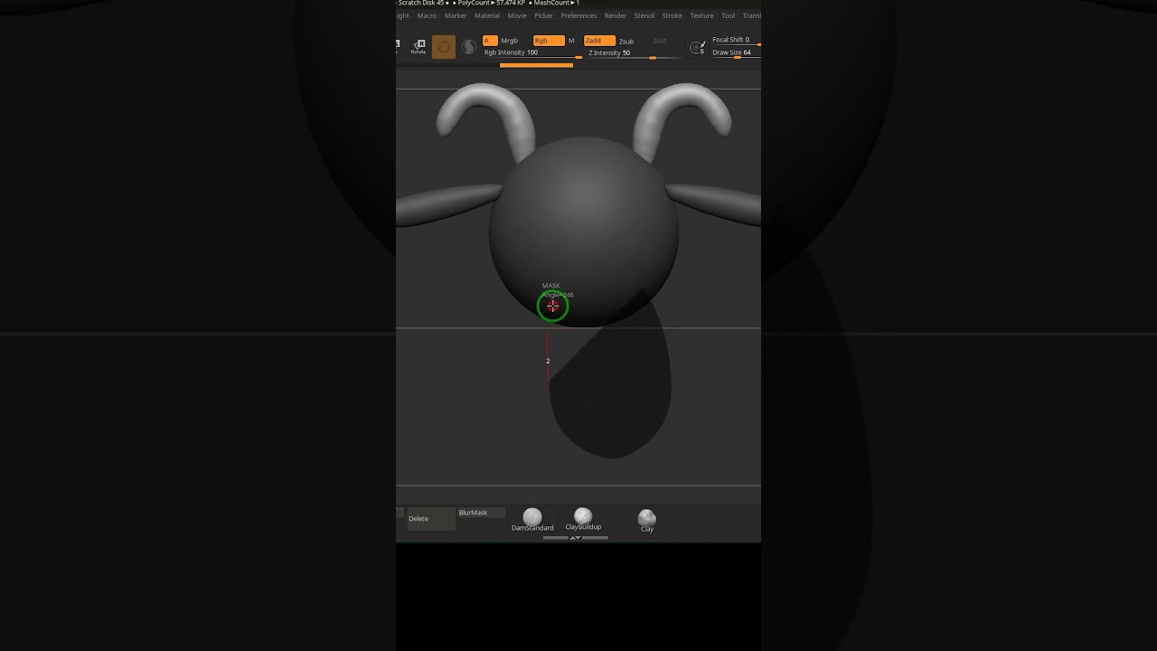 Mesh Balloon for Blocking in ZBrush Hindi  