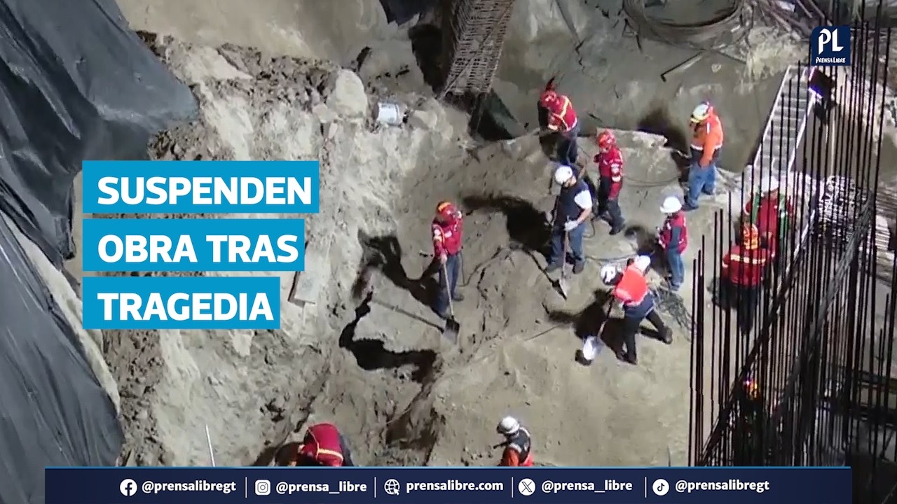 Suspenden licencia de obra en zona 14 tras muerte de trabajadores soterrados; hallan otro cuerpo