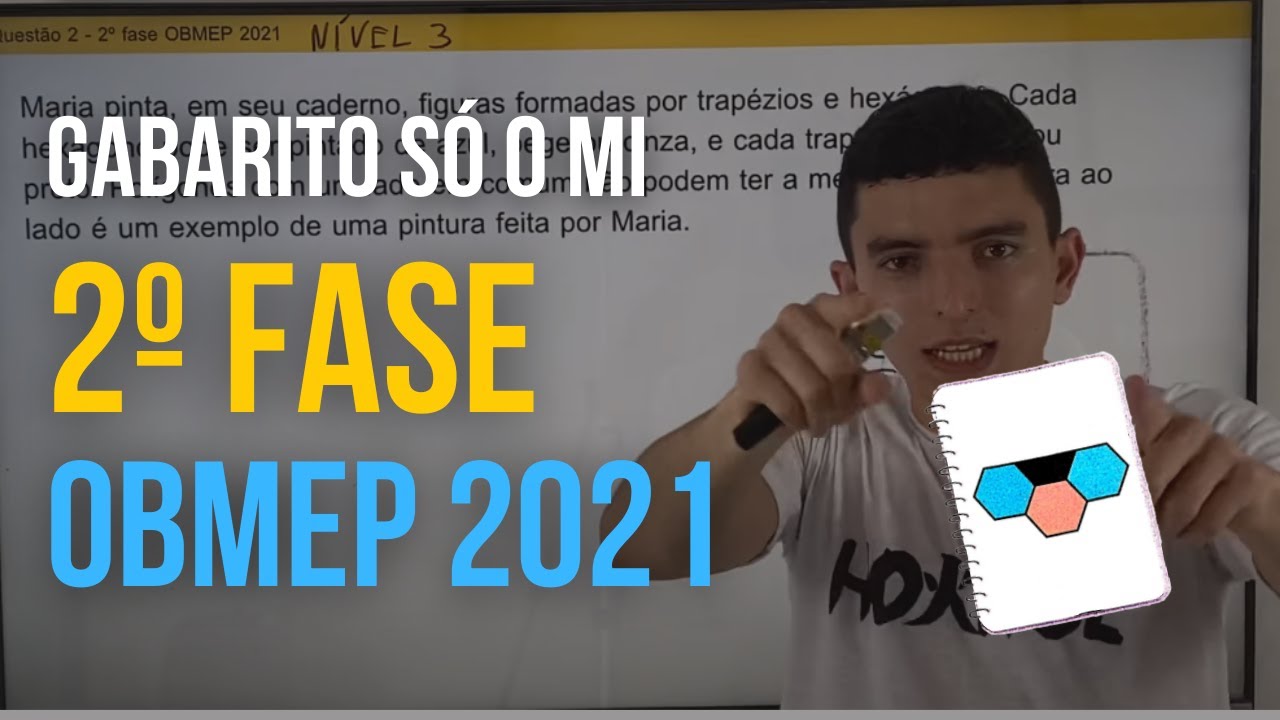 QUESTÃO DOS TRAPÉZIOS (Q2) - GABARITO OBMEP 2021 - FASE 2 - NÍVEL 3