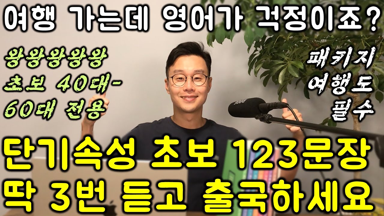 너무너무너무 쉬워서 영어 전혀 못하는 50대도 여행가서 바로 쓰는 123개 문장 엄선, 벼락치기