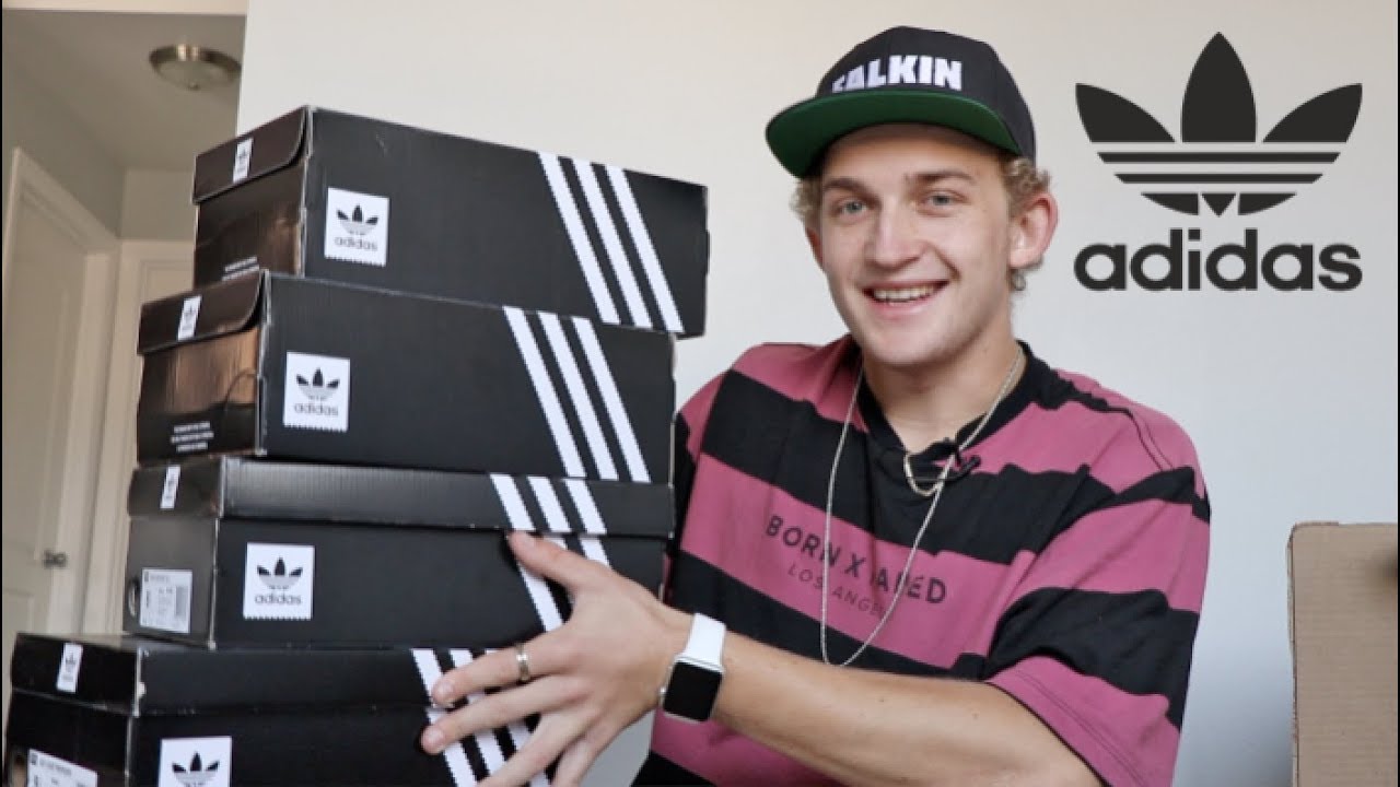 SKATEBOARDER'S DREAM COME TRUE (Adidas Unboxing Video) | Garrett Ginner