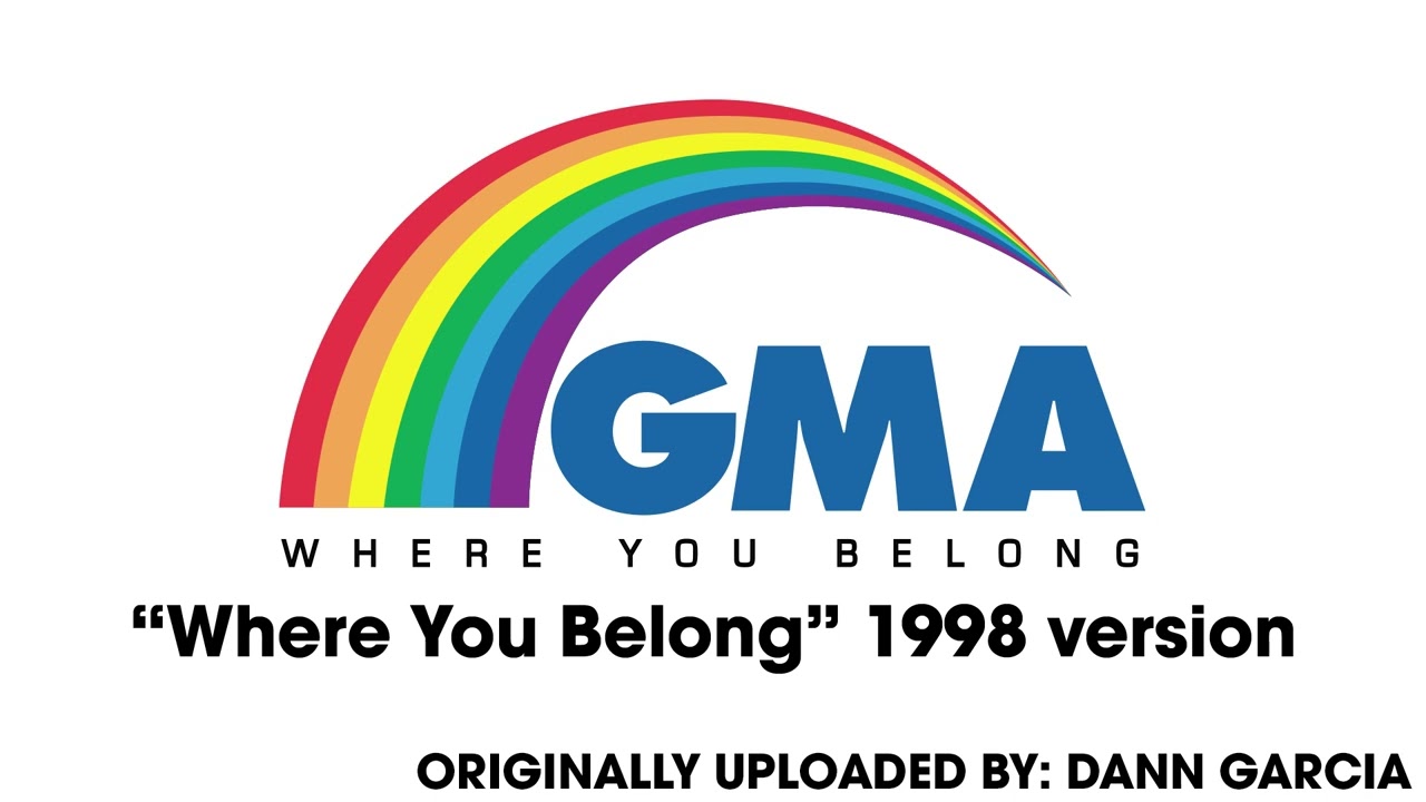 GMA Network - Where You Belong jingle (1998 version)