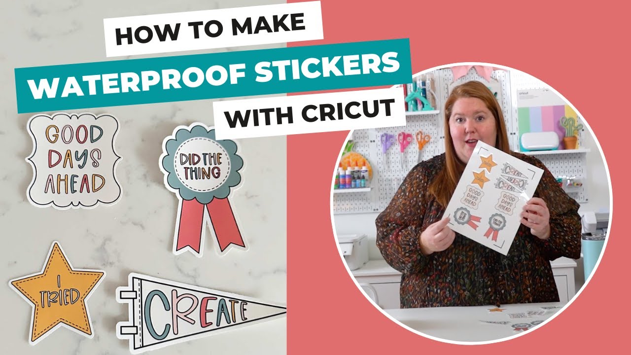 How To Make Waterproof Stickers with Cricut