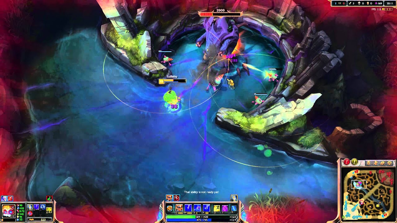 Heimerdonger solo baron at 20 minutes.