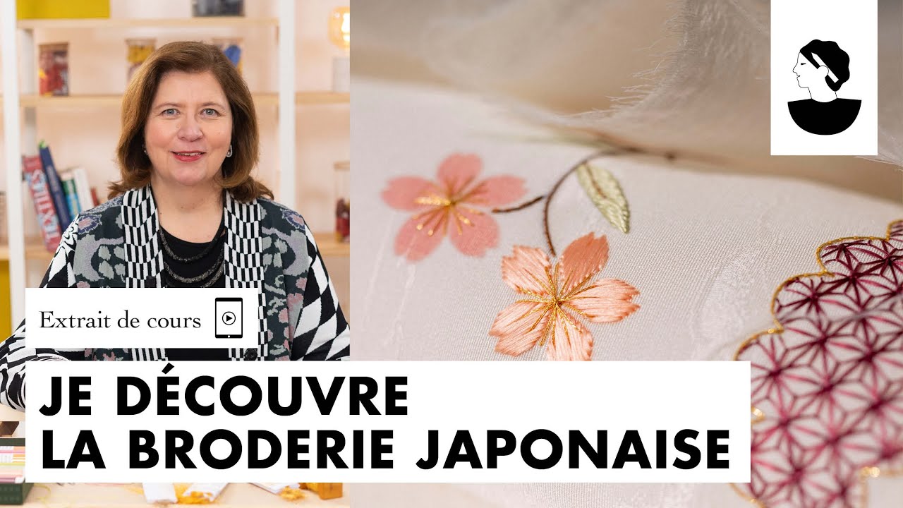 Extrait du cours vidéo : Je découvre la broderie japonaise