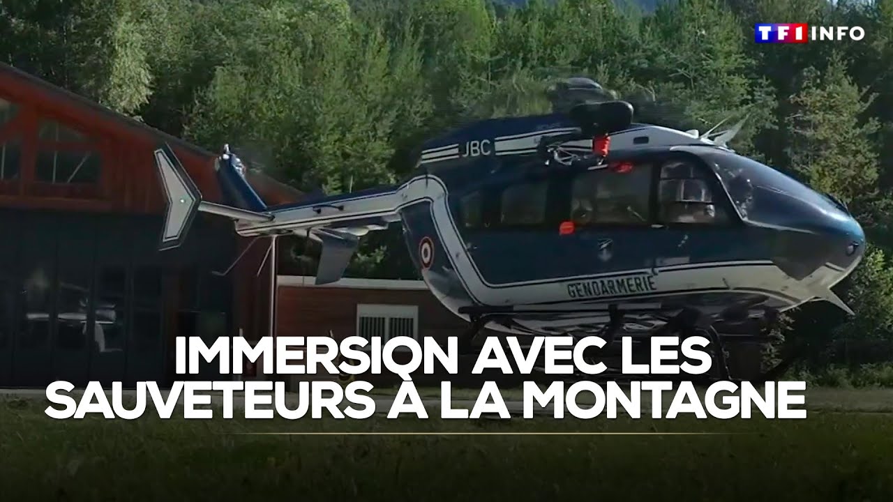 En immersion avec les sauveteurs à la montagne qui veillent sur les randonneurs｜TF1 INFO