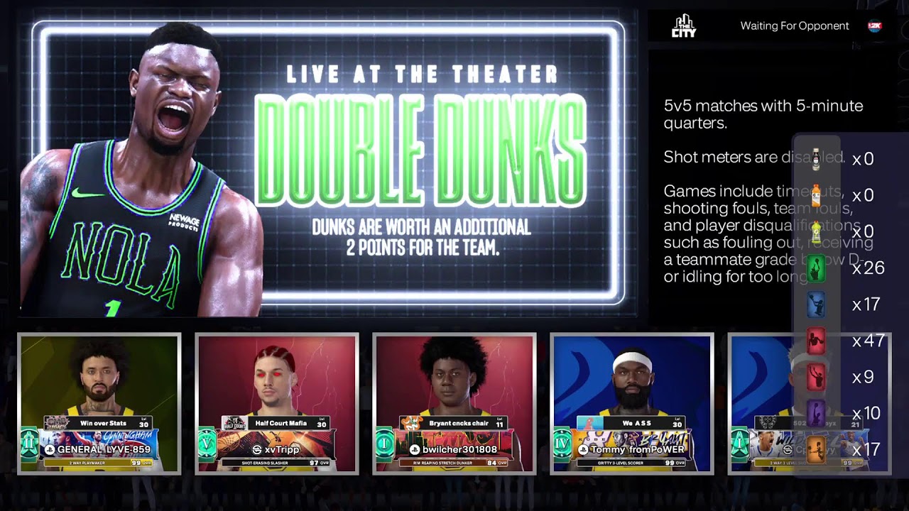 NBA 2K26 proving grounds 5v5 with randoms
