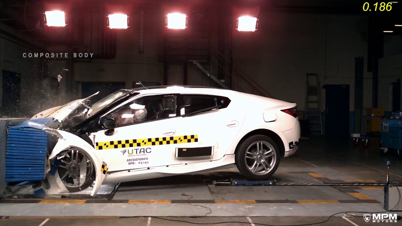 MPM Motors PS 160  Front Crash Test 2016