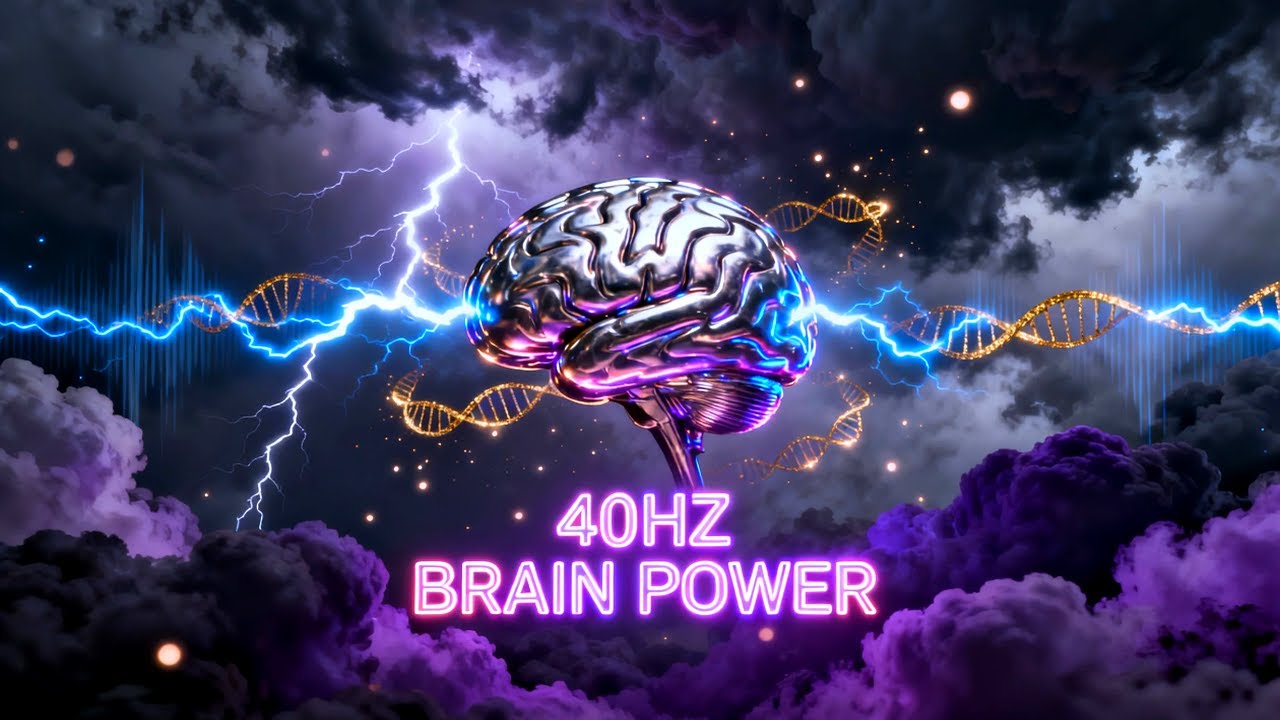 Deep Work with 40Hz Gamma Waves | Study and Mental Clarity Binaural Beats Session