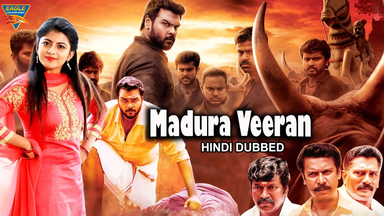 Madura Veeran | South Hindi Dubbed Action Movie | Shangmuga Pandian, Samuthirakani, Meenakshi |