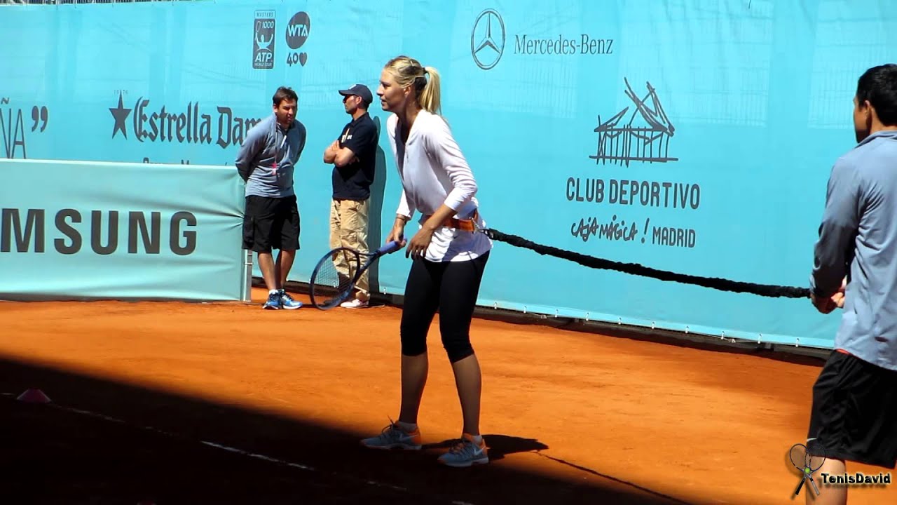 Maria Sharapova High Intensity Training (HIT)