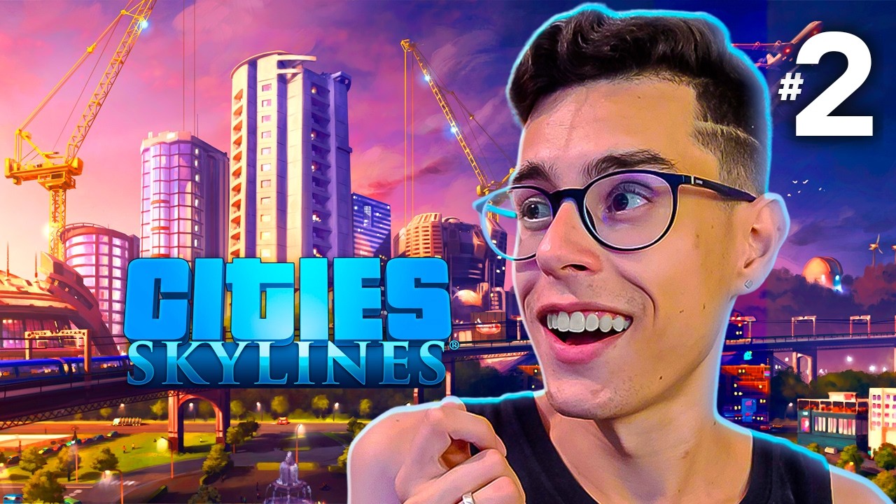 LIVE #02 | CITIES SKYLINES - COMO FAZER RUAS TORTAS?