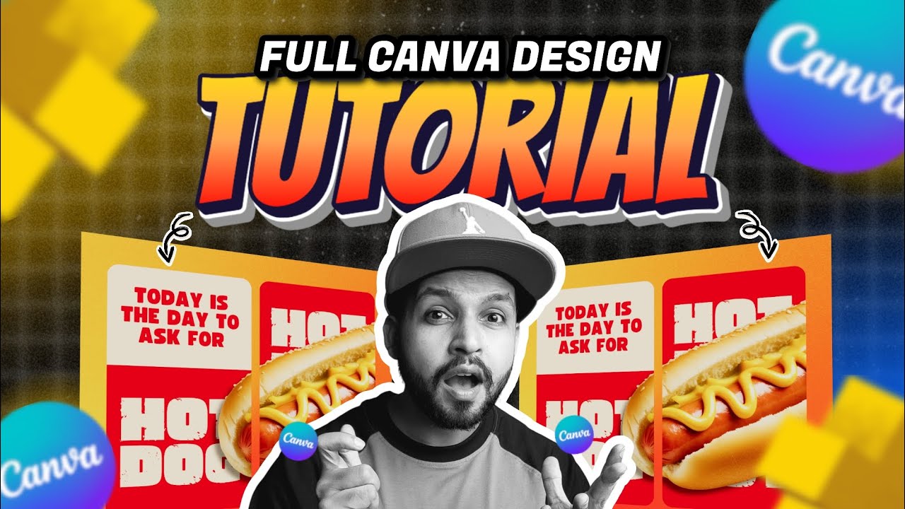 🔥 Full Canva Poster Design Tutorial for Beginners | Easy & Professional Canva Guide
