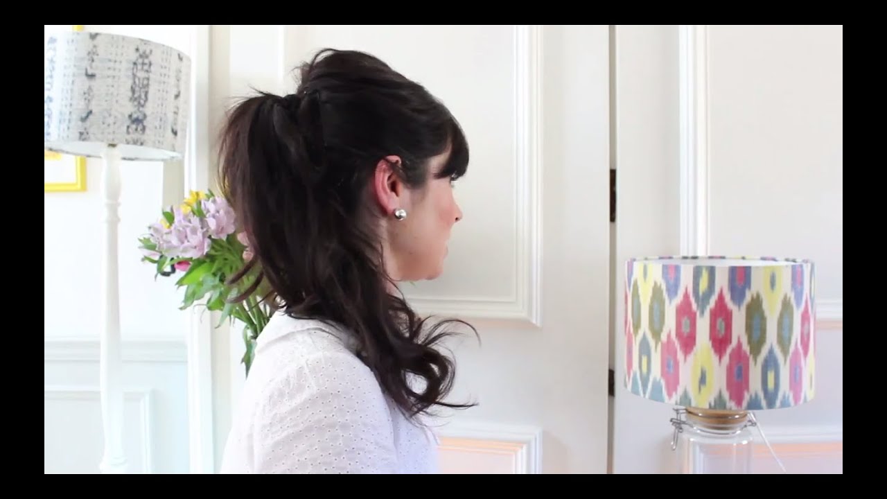 Vintage 1950's Ponytail tutorial