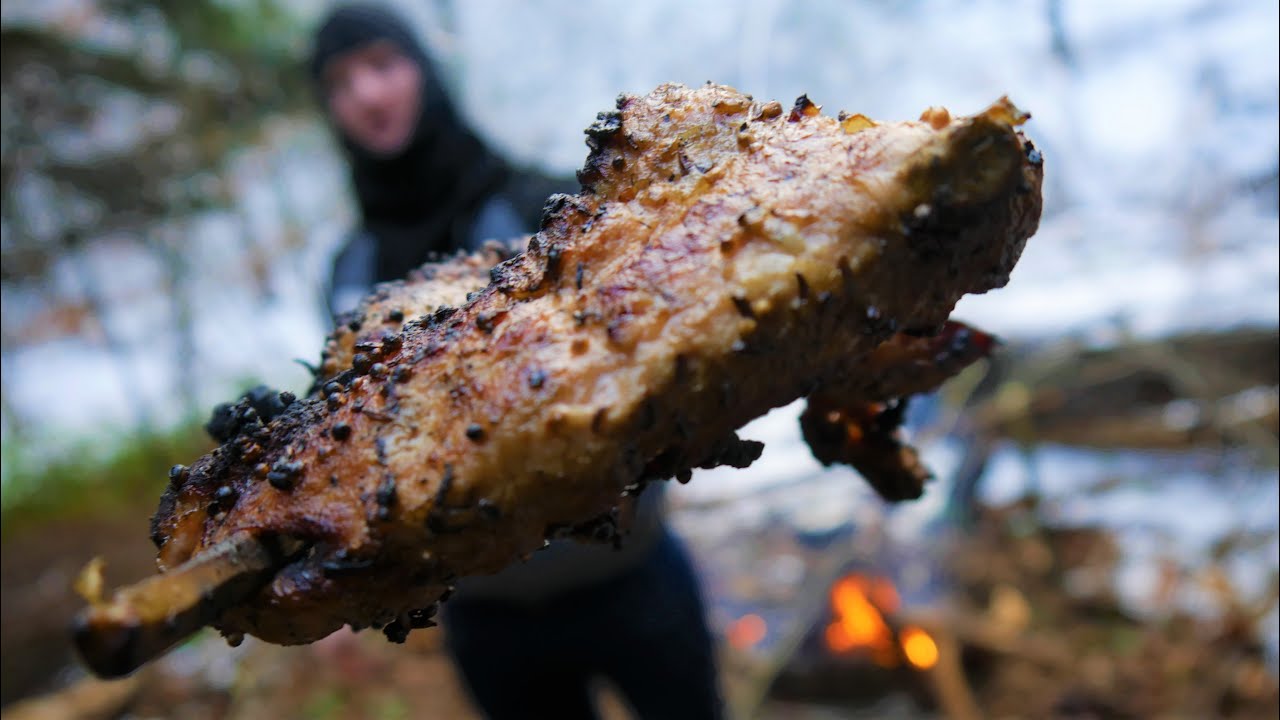🥩ROAST PORK ON FIRE! 😲 YOU MUST SEE!