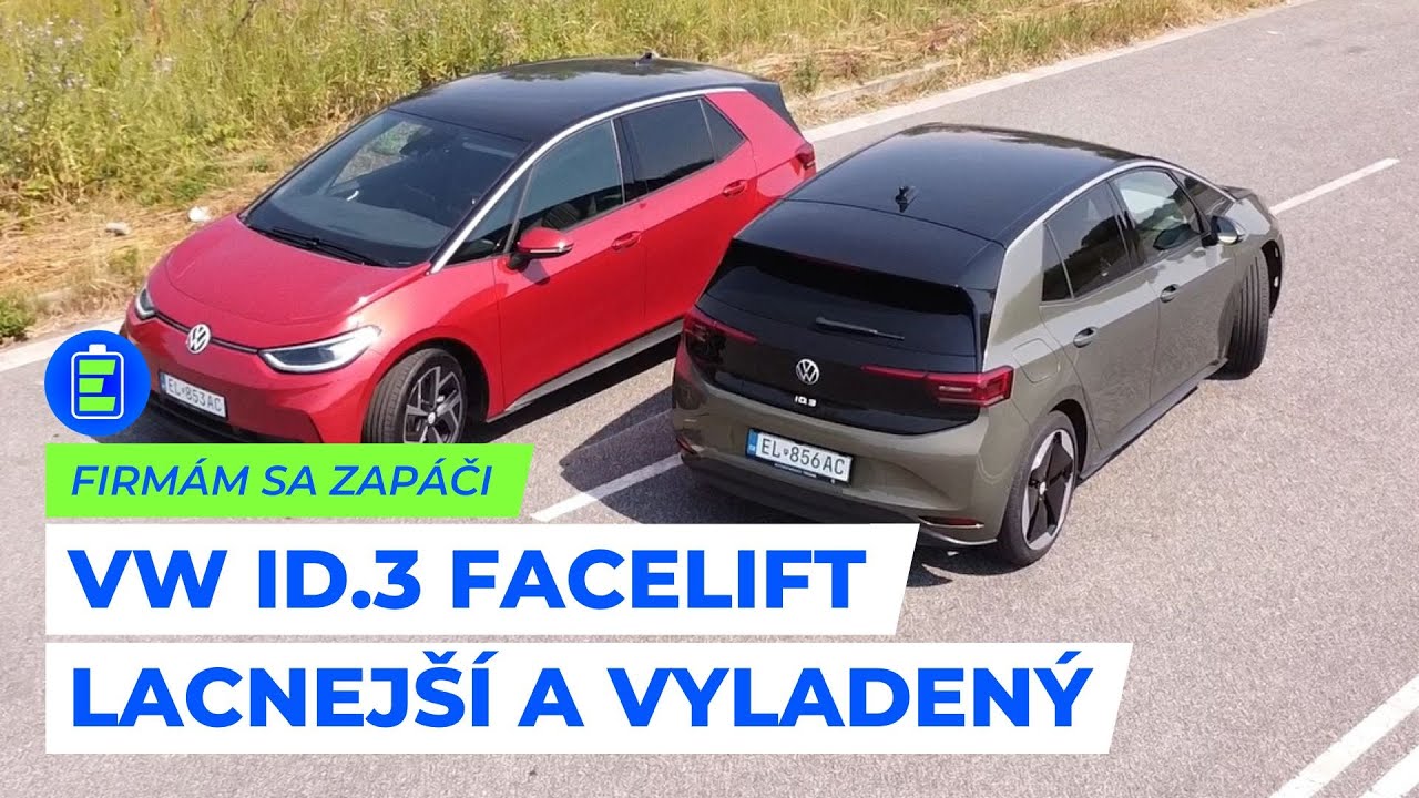 Elektromobil Volkswagen ID.3 FACELIFT. Lacnejší a vyladený.
