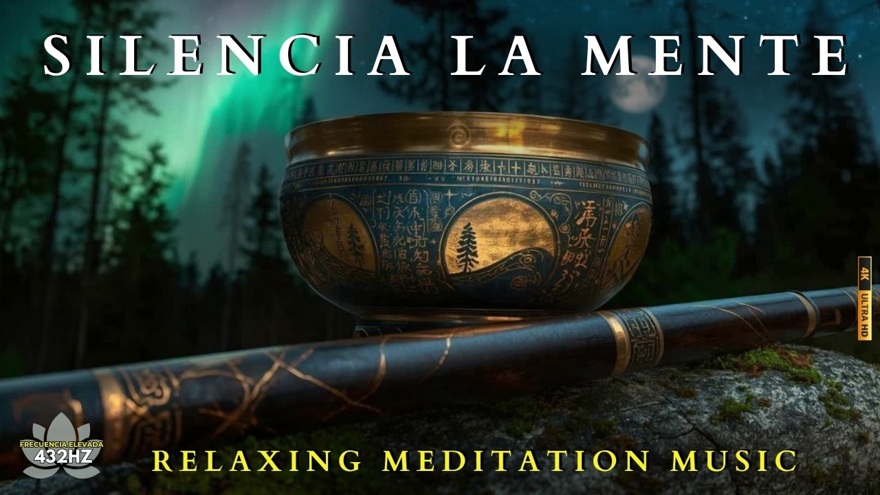 432Hz  Suelta el Ruido Mental | Vac&iacute;o Interior |  Infinite Peace & Stillness 4K