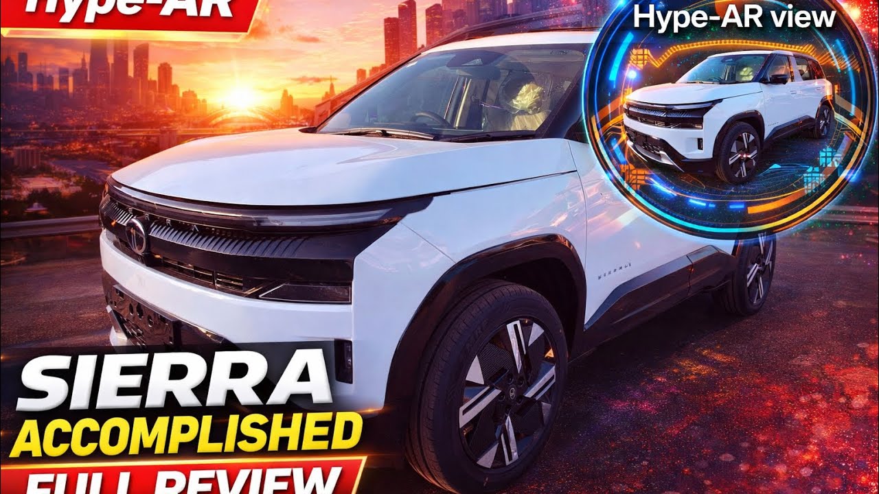 TATA SIERRA ACCOMPLISHED DETAILS ||SIERRA ACCOMPLISHED Hype-AR VIEW|| NEW SIERRA ACCOMPLISHED Review