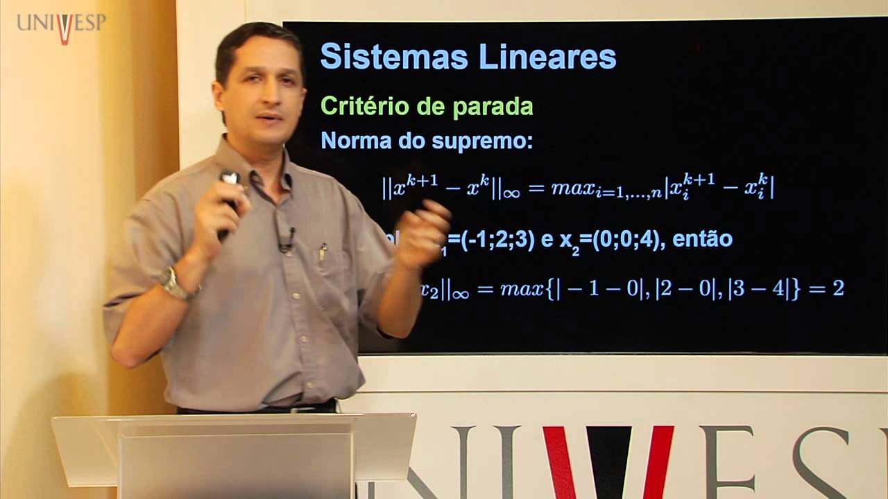 Métodos Numéricos - Aula 14 - Sistemas lineares