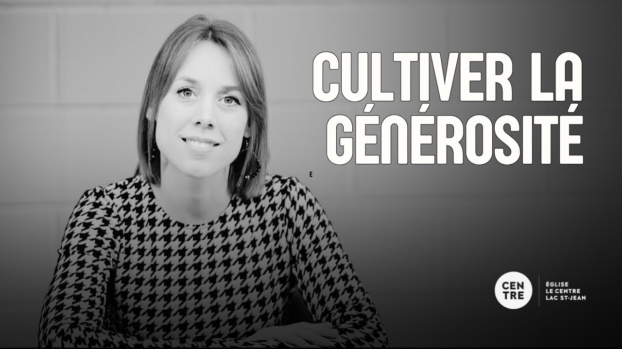 La générosité qui touche le cœur de Dieu