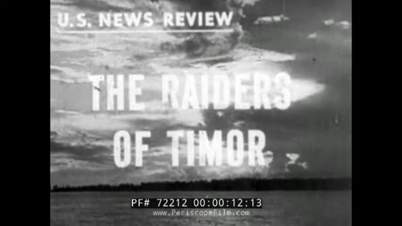 “U. S. NEWS REVIEW ” 1942 WORLD WAR II NEWSREELS  RAIDERS OF TIMOR  ABERDEEN PROVING GROUND 72212