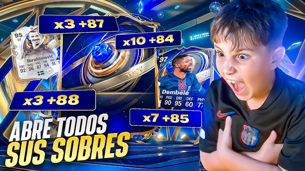 MINIKIKI ABRE TODOS SUS SOBRAZOS CON LOS TOTY DELANTEROS !! FC26
