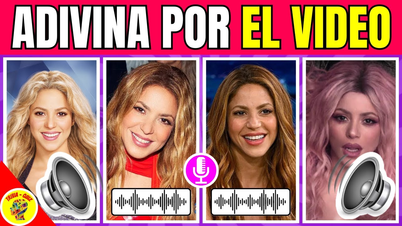 SHAKIRA | Adivina la CANCIÓN por su VIDEO MUSICAL 🔊🎶