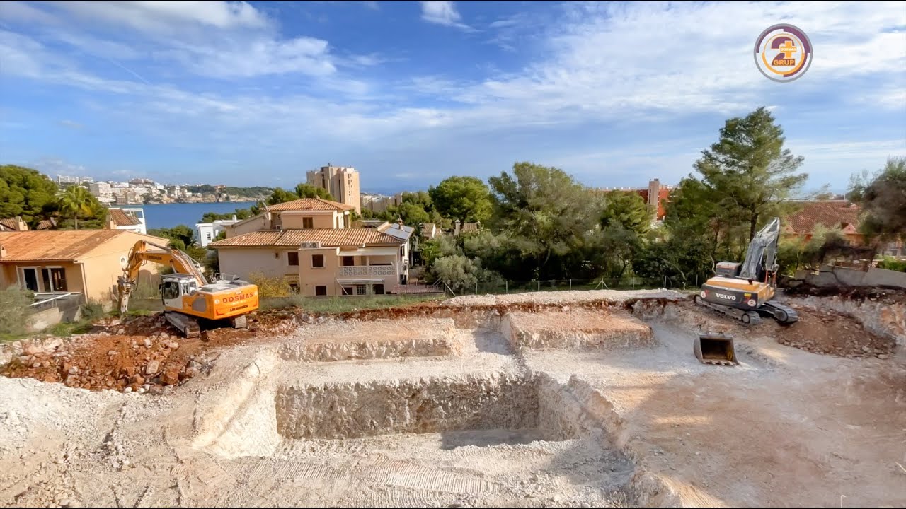 Liebherr 938 y Volvo EC300D  (Excavación Bellpuig  3ª Parte)