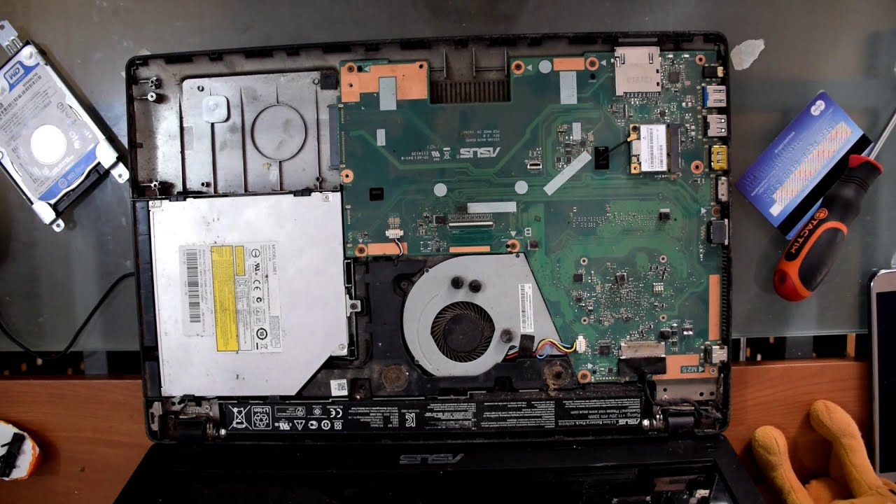 Desarme de Notebook ASUS X551MA - CAMBIO DE DISCO