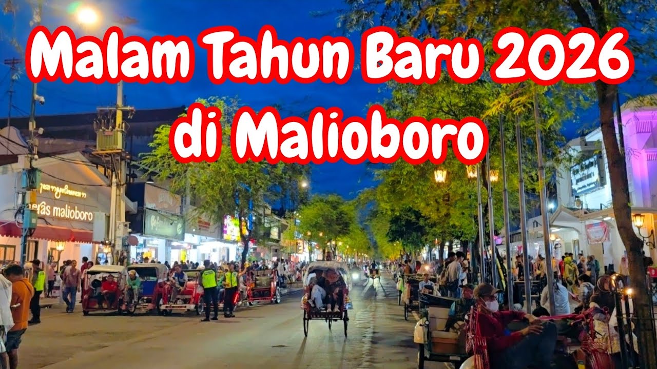 MALAM TAHUN BARU 2026 DI MALIOBORO JOGJAKARTA #tahunbaru2026 #malioboro #jogjq #jalanjalan #travel