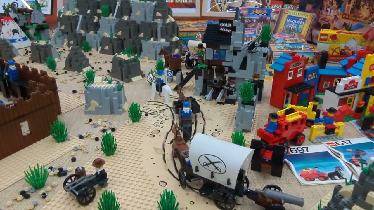 LEGO Western display at Bricks Cascade 2023