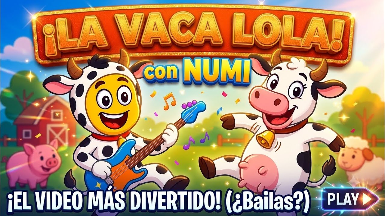 La vaca lola baila con Numi! 🐮