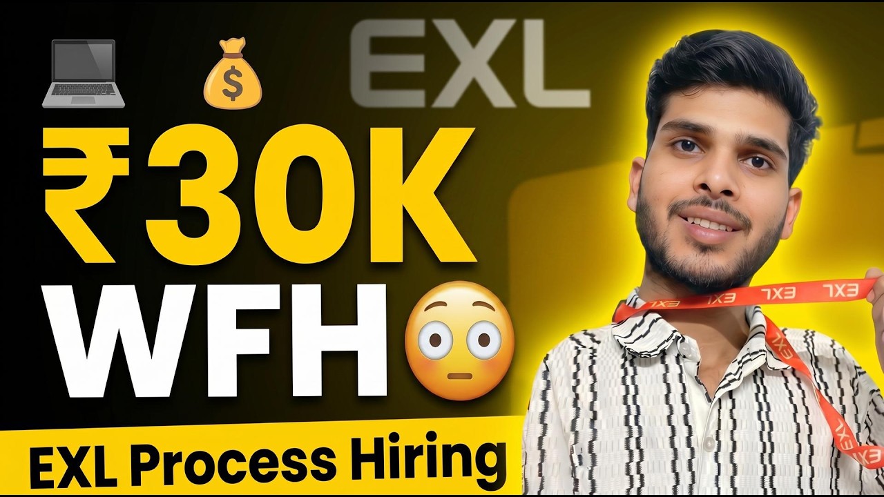 ₹30K WFH Job😮EXL Process Hiring | exl company noida | Work From Home | The Ravi Vlogs