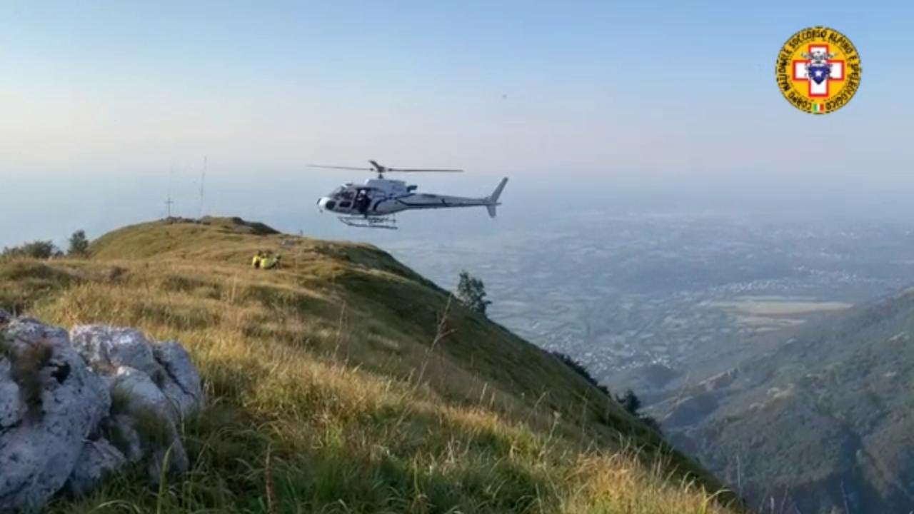 Monte Fara, il recupero dell'escursionista disperso