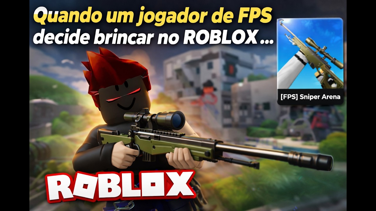 Quando um Jogador de FPS Decide Brincar no ROBLOX… Dá Nisso 😏🔫54 KILLS  Kkk