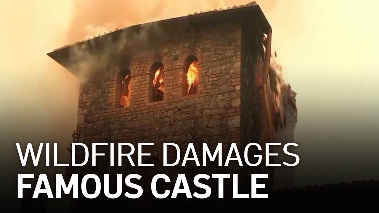 Flames Damage Napa Valley's Famed Castle Winery Castello di Amarosa