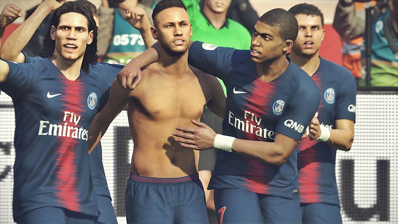 PES 2019 - Monaco vs Paris Saint Germain |Stade Louis II | HD PS4 PRO
