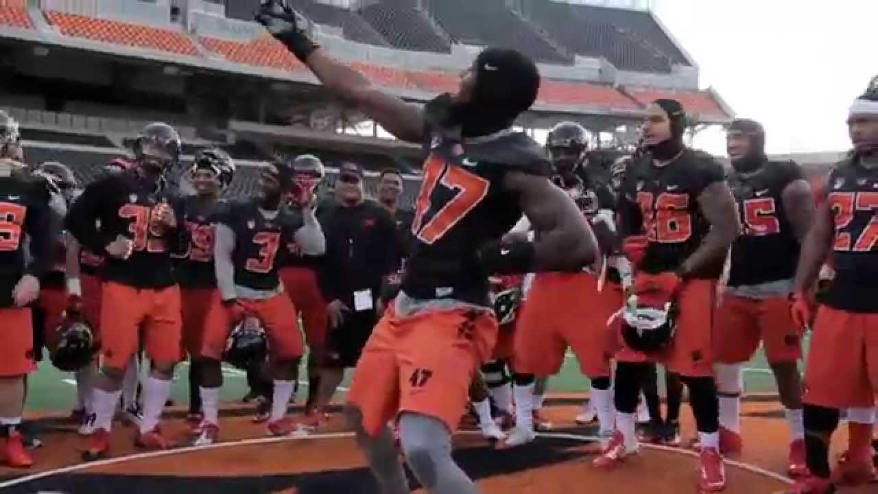 Oregon State Beavers Football Dance Off Competition