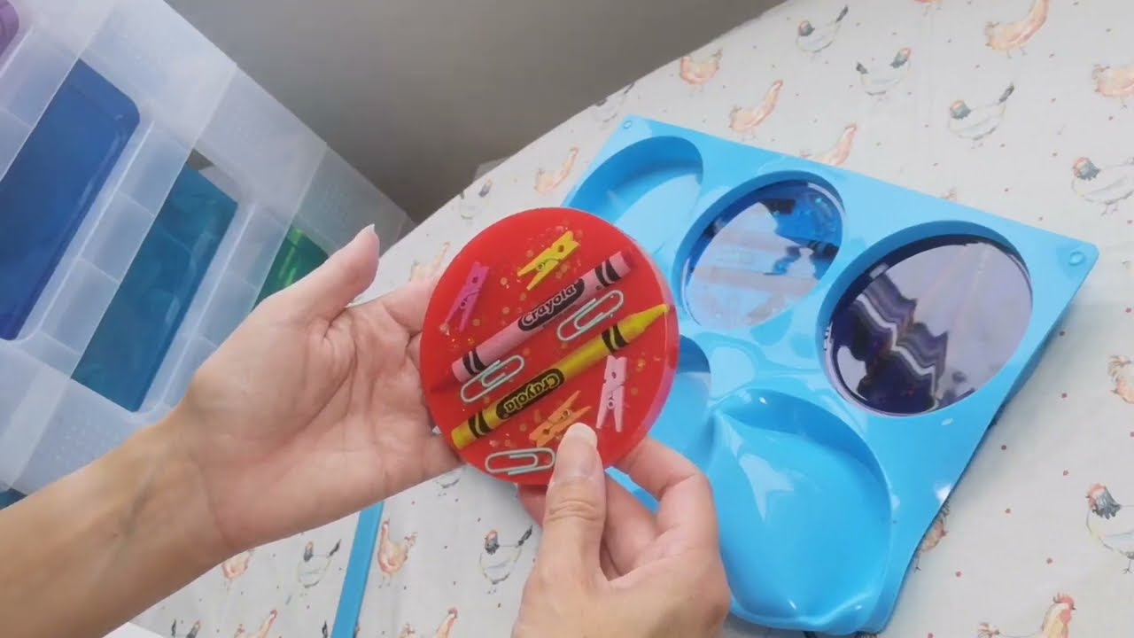 Easy Resin Teacher Coasters, Great Teachers Gift