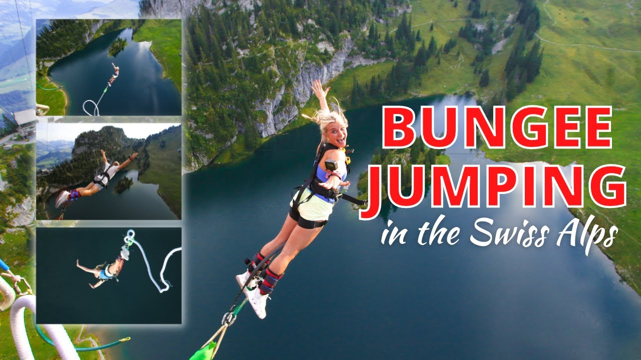 BUNGEE JUMPING IN THE SWISS ALPS || INTERLAKEN, SWITZERLAND