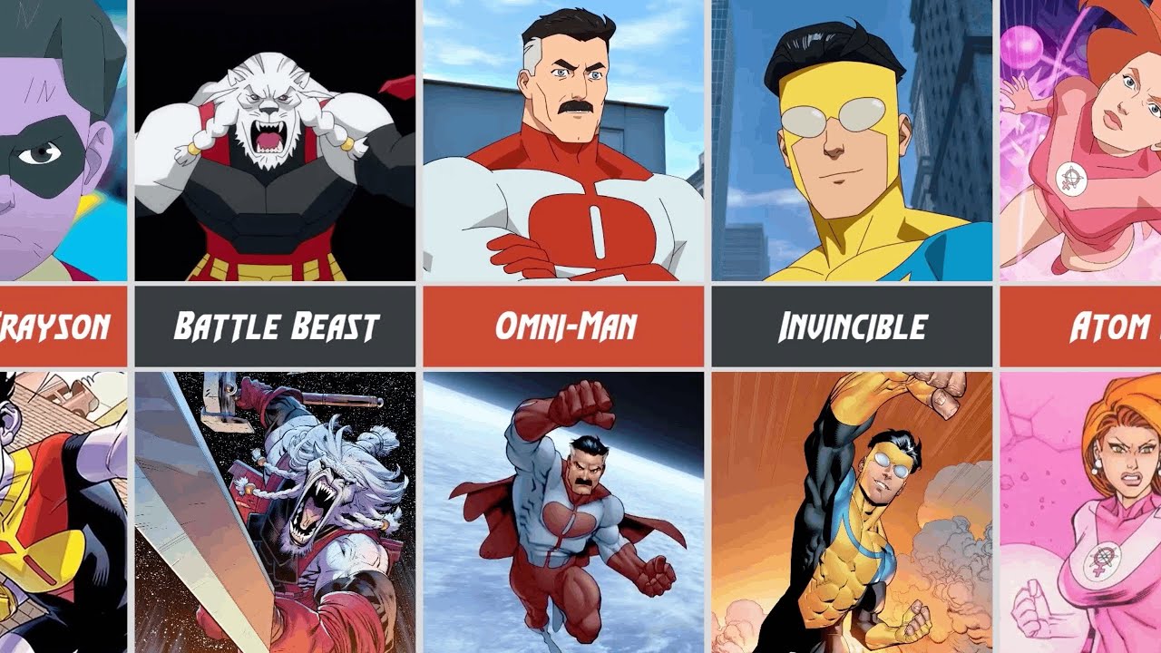 Invincible Show VS Comic Comparison