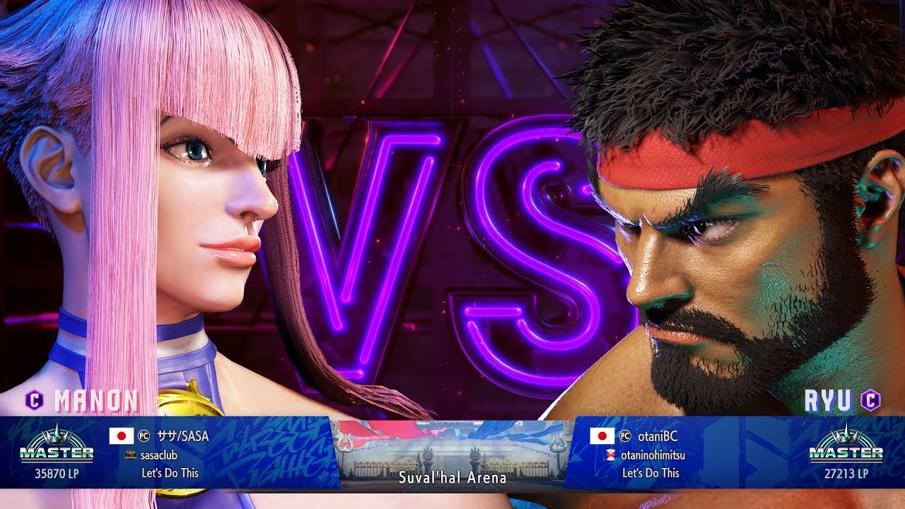 SF6 SASA (Manon) vs otani (Ryu) Street Fighter 6