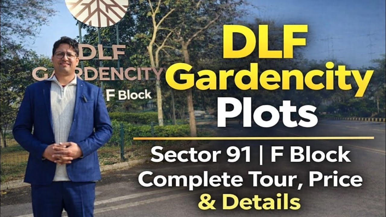 DLF Garden City Sector 91 & 92 F Block Plots Full Tour | Price, Location & Investment Guide