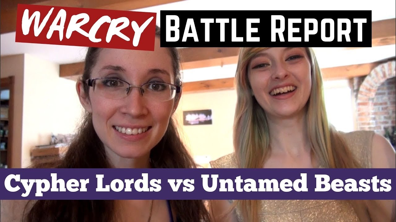 WARCRY Battle Report Cypher Lords vs Untamed Beasts !!